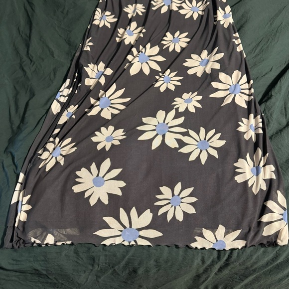 American Eagle Outfitters Black Floral Midi Dress | The Summer I Turned Pretty - Picture 8 of 8